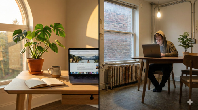 The “Airbnb Photo” Trap: Identifying Workflow-Killing Workspaces Before You Book