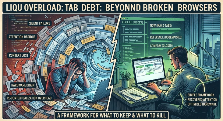 Why You Have 47 Browser Tabs Open Right Now (And What It Is Actually Costing You)